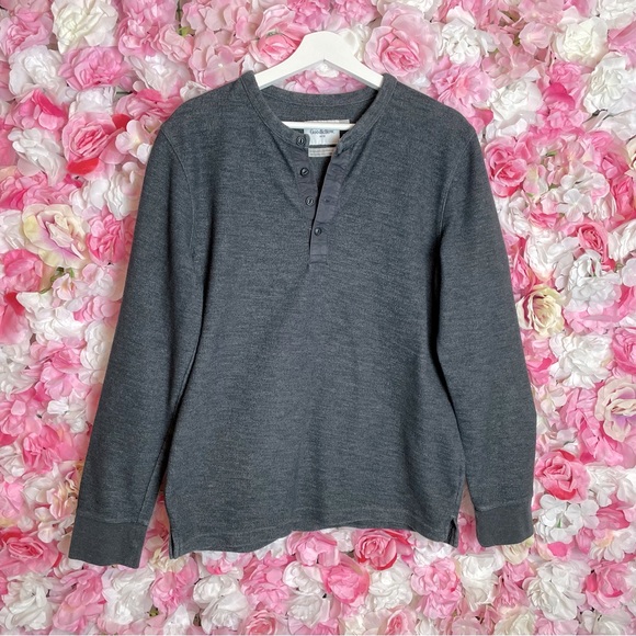 Goodfellow & Co. Thick Henley Thermal Shirt Sz M - Picture 1 of 5